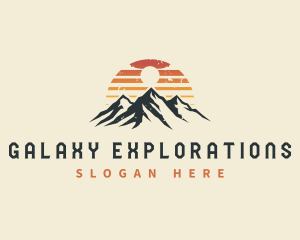 Mountain Peak Adventure logo design