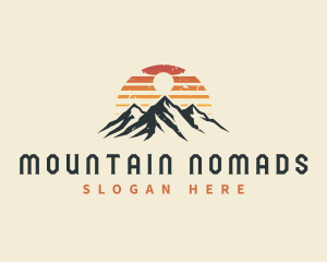 Mountain Peak Adventure logo design