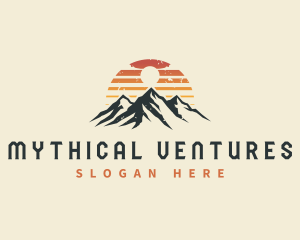 Mountain Peak Adventure logo design