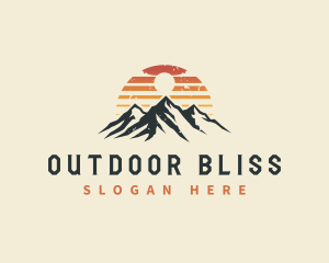 Mountain Peak Adventure logo design