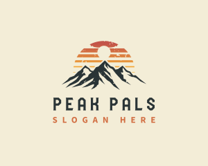 Mountain Peak Adventure logo design