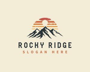 Mountain Peak Adventure logo design