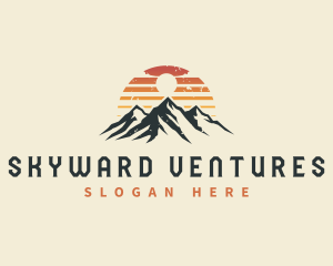 Mountain Peak Adventure logo design