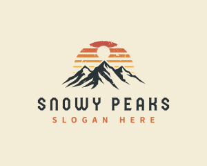 Mountain Peak Adventure logo design