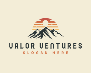 Mountain Peak Adventure logo design