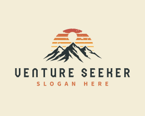 Mountain Peak Adventure logo design