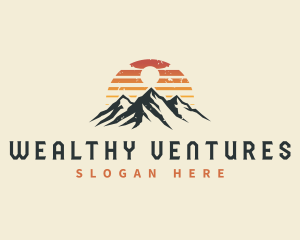 Mountain Peak Adventure logo design