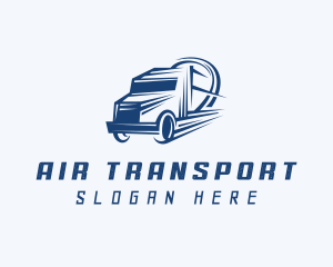 Freight Courier Trucking logo design