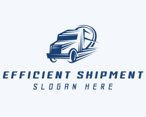 Freight Courier Trucking logo design