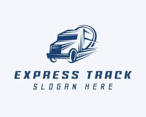 Freight Courier Trucking logo design