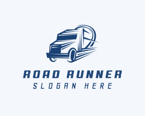 Freight Courier Trucking logo design