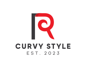 Curvy R Stroke logo