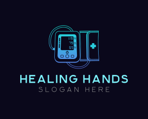 Medical Blood Pressure Equipment logo design