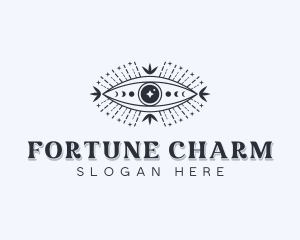 Tarot Eye Fortune Telling logo design