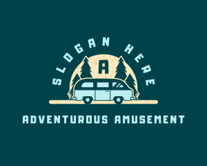 Camper Van Adventure logo design