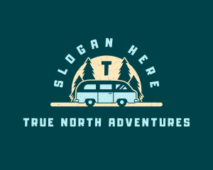 Camper Van Adventure logo design