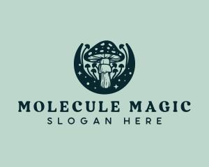 Magic Moon Mushroom logo design