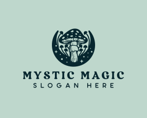 Magic Moon Mushroom logo design