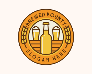 Beer Brewing Beverage logo