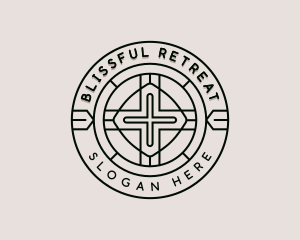 Catholic Christianity Cross logo design