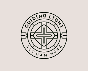 Catholic Christianity Cross logo design