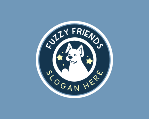 Canine Dog Grooming logo