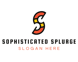 Modern Artsy Letter S logo design