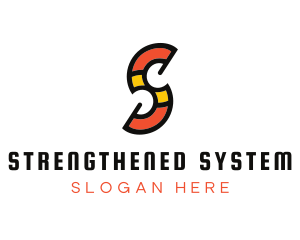 Modern Artsy Letter S logo design