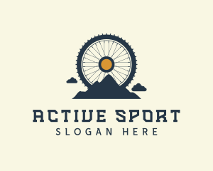 Mountain Bike Wheel Logo