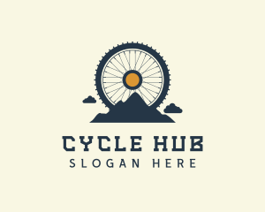 Mountain Bike Wheel logo