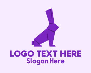 Purple Rabbit Origami logo