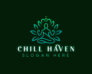 Yoga Healing Meditation logo design