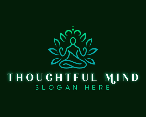 Yoga Healing Meditation logo design