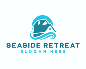 Seaside House Real Estate logo design