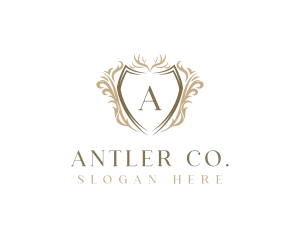 Antler Regal Shield logo design