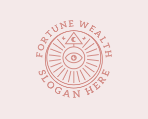 Holistic Eye Tarot logo design