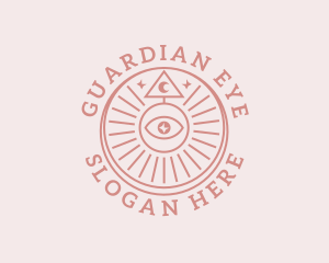 Holistic Eye Tarot logo design