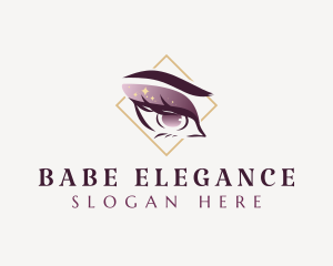 Elegant Beauty Eyelashes logo design