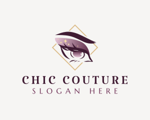 Elegant Beauty Eyelashes logo design