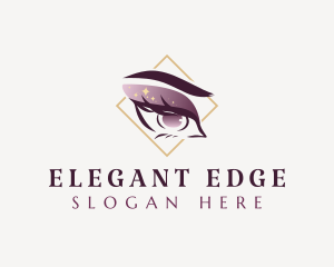 Elegant Beauty Eyelashes logo design