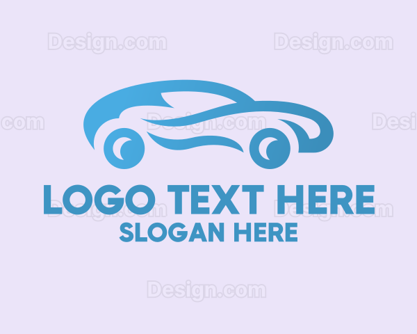 Classy Blue Car Logo