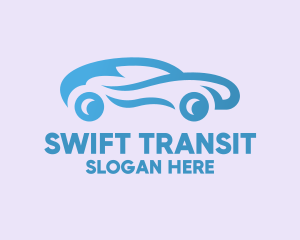 Classy Blue Car Logo