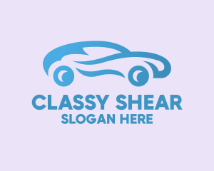 Classy Blue Car logo design