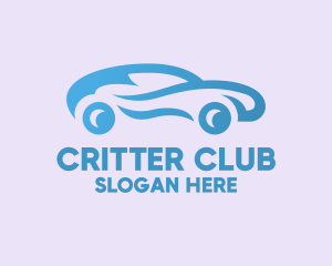 Classy Blue Car logo design