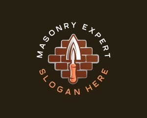 Brick Trowel Masonry logo design