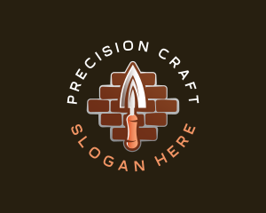 Brick Trowel Masonry logo design