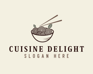 Culinary Noodles Cuisine logo design