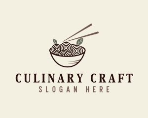 Culinary Noodles Cuisine logo design