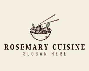 Culinary Noodles Cuisine logo design