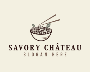 Culinary Noodles Cuisine logo design